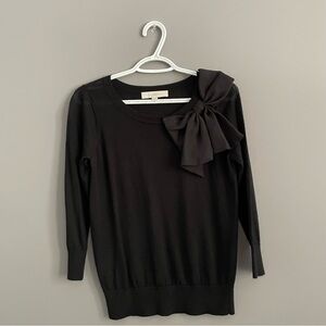 Ann Taylor Loft Size XS Black Long Sleeve Sweater